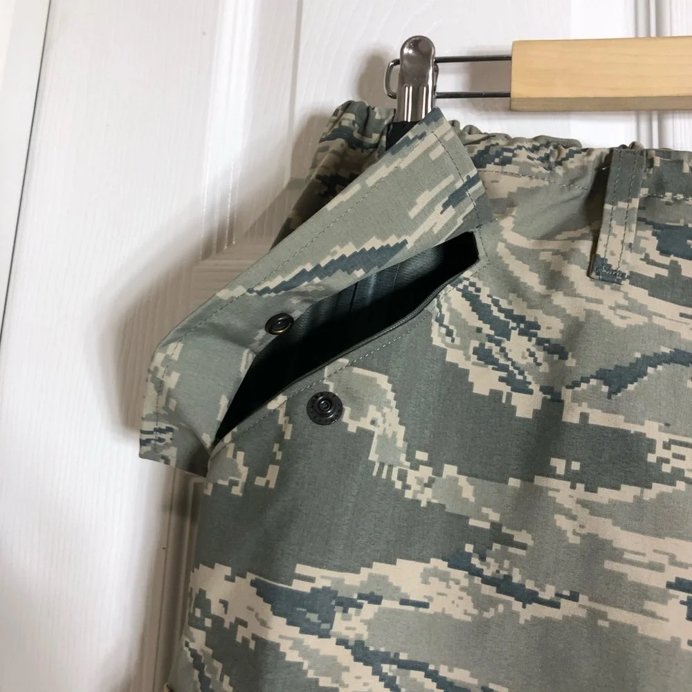 US Air Force Goretex Water Wind Proof Digital Tiger Stripe Camouflage Trousers L